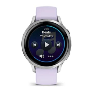 Garmin Venu 4 - 41 mm - Lavanta Mavisi Silikon Kayışlı