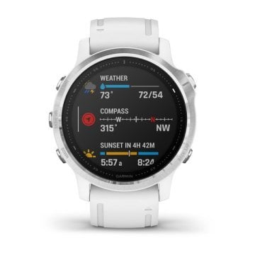 Garmin Fenix 6S Gümüş Beyaz Multispor GPS Akıllı Saat