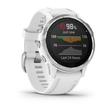 Garmin Fenix 6S Gümüş Beyaz Multispor GPS Akıllı Saat