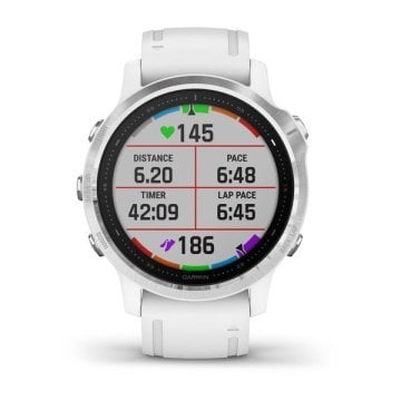 Garmin Fenix 6S Gümüş Beyaz Multispor GPS Akıllı Saat