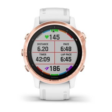 Garmin Fenix 6S Pro Rose Gold - Beyaz Multispor GPS Akıllı Saat