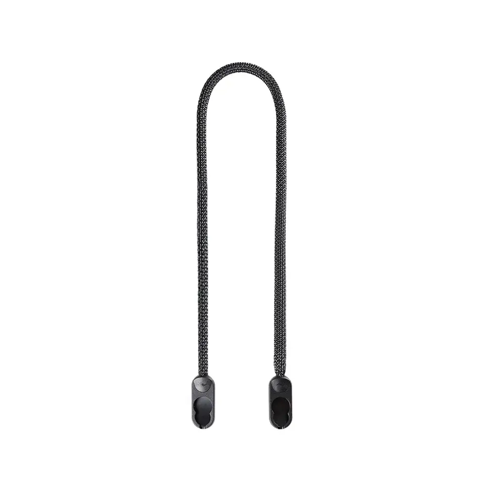 Form Rope Dokuma Boyun Kamera Askısı - Black