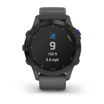 Garmin Fenix 6 Pro Solar Multispor GPS Akıllı Saat Siyah - Gri Kayış