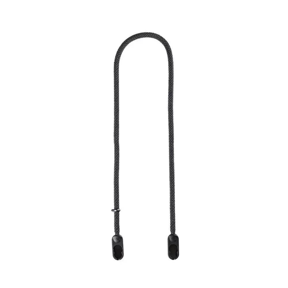 Form Rope Dokuma Kısa Kamera Askısı - Black