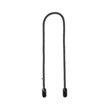 Form Rope Dokuma Kısa Kamera Askısı - Black