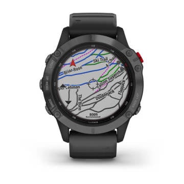 Garmin Fenix 6 Pro Solar Multispor GPS Akıllı Saat Koyu Gri - Siyah Kayış