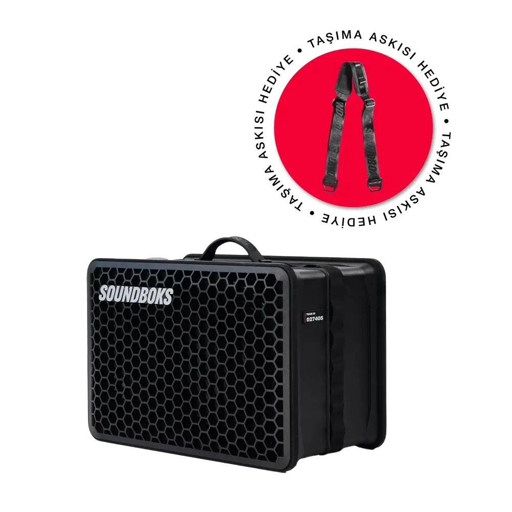 Go - Outdoor Bluetooth Hoparlör | Shoulder Strap Taşıma Askısı Hediyeli