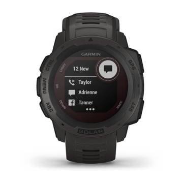 Garmin Instinct Solar Akıllı Saat - Grafit Siyah