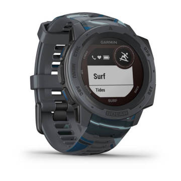 Garmin Instinct Solar Sörf Akıllı Saat - Siyah