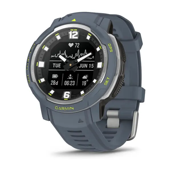 Garmin Instinct Crossover - Standard Edition - Granit Mavi görsel 2