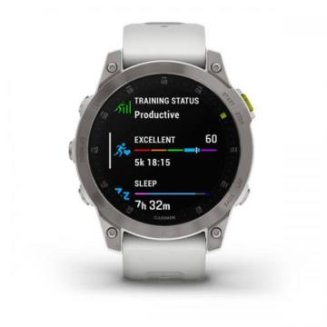 Garmin Epix Sapphire (Gen 2) - Beyaz Titanyum
