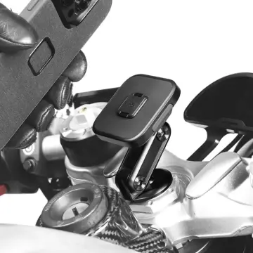 Motorcycle Mount / Stem Mount: Charging - Black