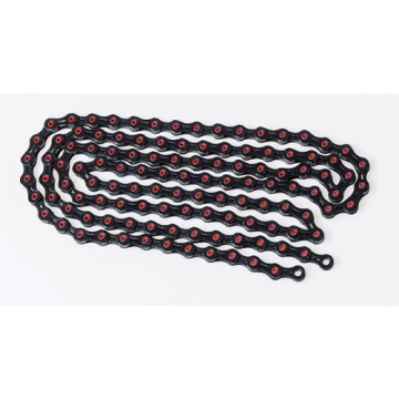 ROTOR UNO Zincir X11SL BK-RED PINSx118L