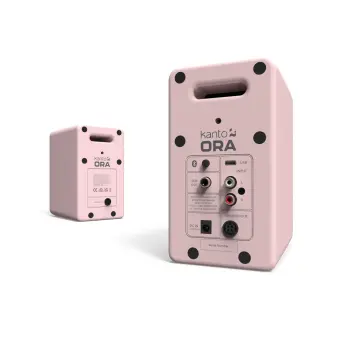 ORA | 100W 3'' Aktif Referans Masaüstü Hoparlörler | Pembe, Çift