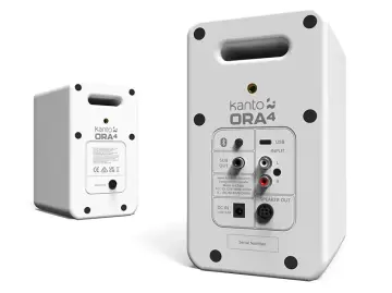 ORA4 | 100W 4'' Aktif Referans Masaüstü Hoparlörler | Beyaz, Çift