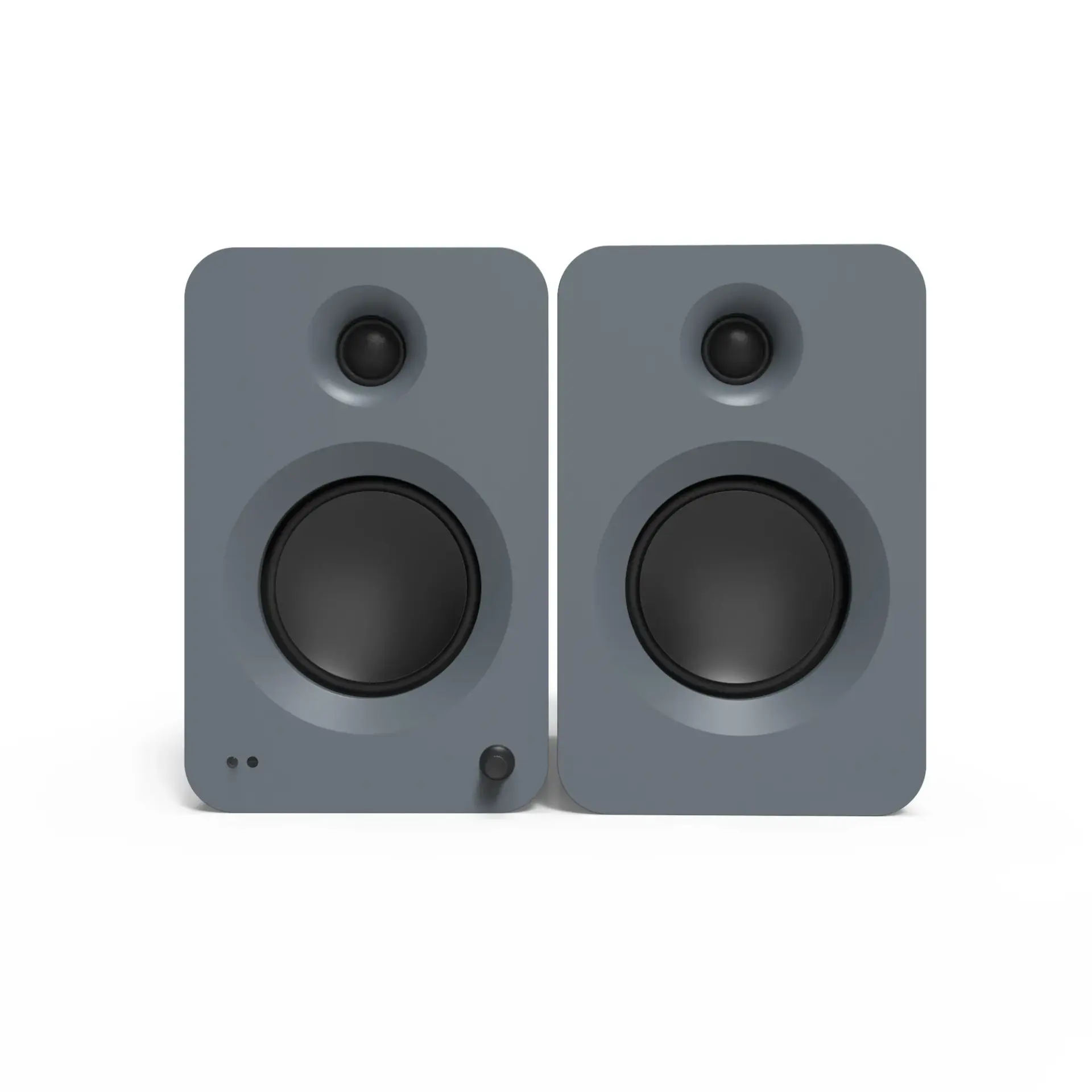 Ren | 200W 5'' Aktif Kitaplık Hoparlörleri | Mat Gri, Çift
