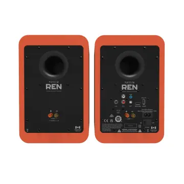 Ren | 200W 5'' Aktif Kitaplık Hoparlörleri | Mat Turuncu, Çift