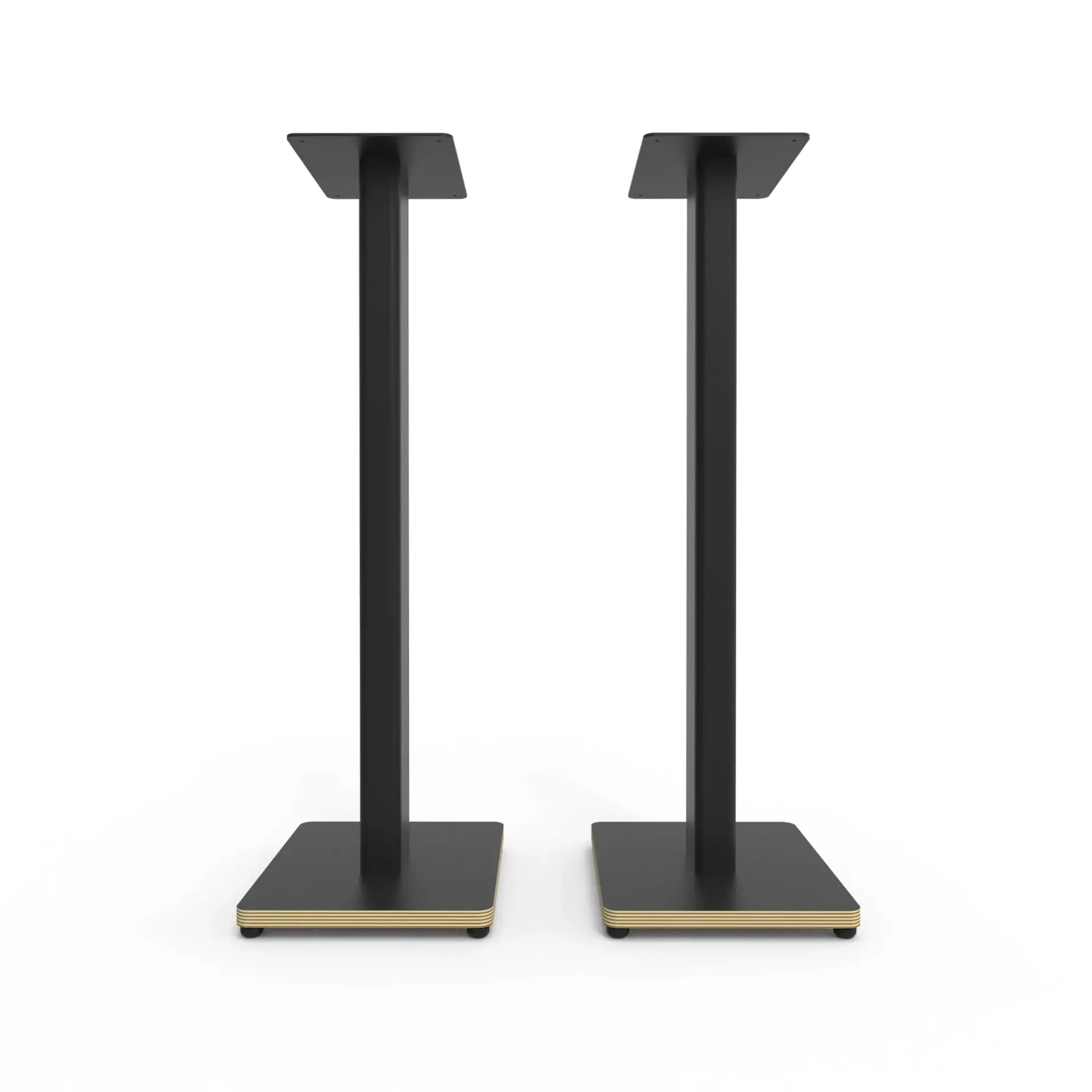 ST28P 28'' Universal Kitaplık Hoparlör Zemin Standı, Kontrplak Tabanlı - Siyah (Çift)