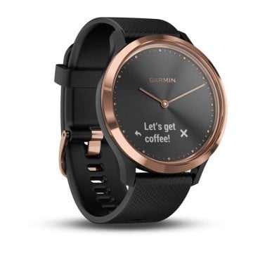 Garmin vivomove HR Rose Gold Akıllı Saat - Siyah