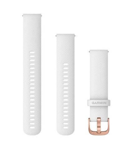Garmin Quick Release 20 mm Yedek Kayış - Beyaz Rose Gold