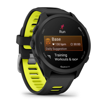 Garmin Forerunner 170 Music Siyah, Siyah/Amp Sarı Kayışlı