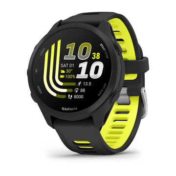 Garmin Forerunner 170 Music Siyah, Siyah/Amp Sarı Kayışlı