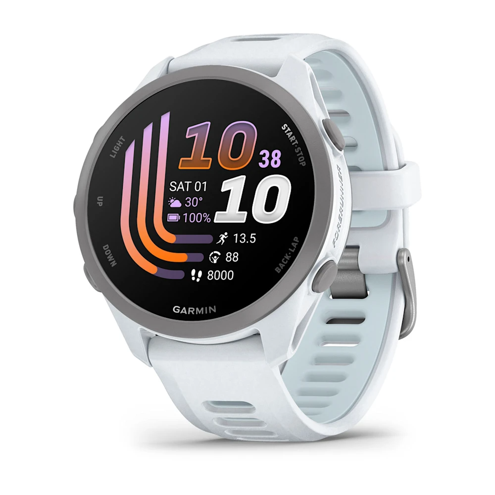 Garmin Forerunner 170 Music Beyaz, Beyaz/Bulut Mavisi Kayışlı