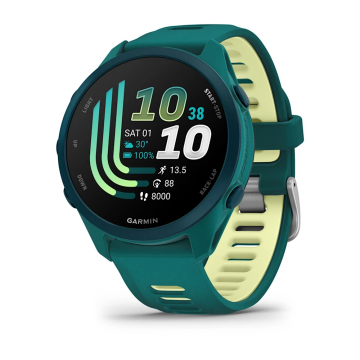 Garmin Forerunner 170 Music Turkuaz Yeşili, Turkuaz Yeşili/Limon Sarısı Kayışlı