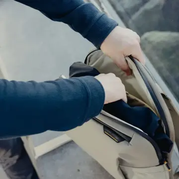 Travel Backpack 2-in-1 40L Seyahat Sırt Çantası Stone