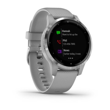 Garmin Vivoactive 4S Gümüş Gri Akıllı Saat