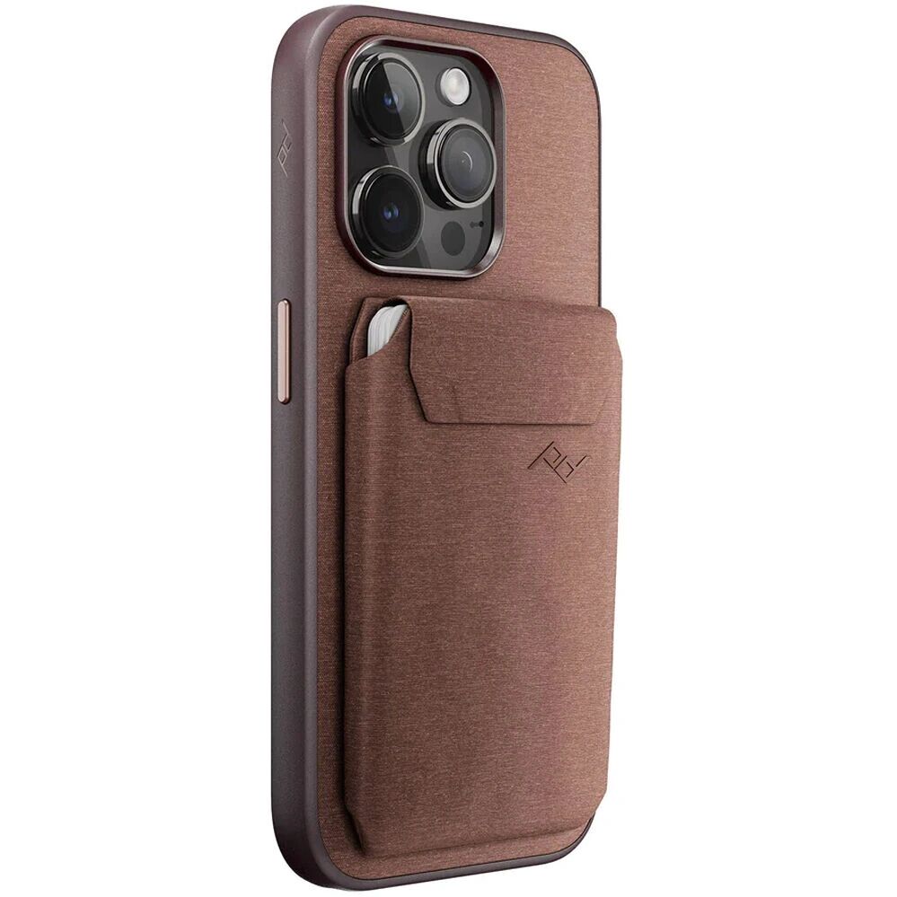 Mobile Wallet Slim Manyetik Kartlık ve Cüzdan - Redwood