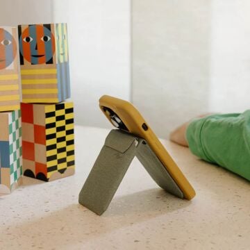 Mobile Wallet Stand Manyetik Cüzdan ve Stand - Sun