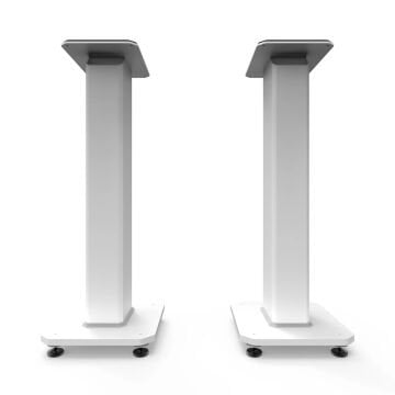 SX26W 26'' Dolum Yapılabilir Hoparlör Standları, İzolasyon Ayaklı - Beyaz (Çift)