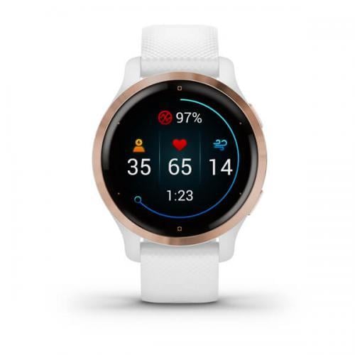 Garmin Venu 2S - Rose Gold-Beyaz