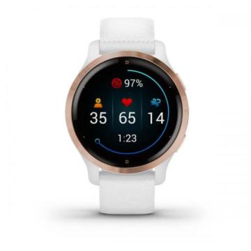 Garmin Venu 2S - Rose Gold-Beyaz