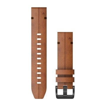 Garmin Quickfit 22 mm Deri Kayış - Kahverengi