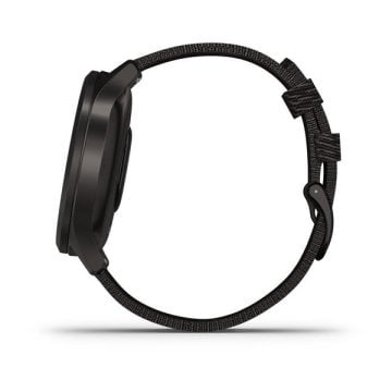 Garmin Vivomove Style Grafit Siyah Akıllı Saat-Dokuma Naylon Kayış