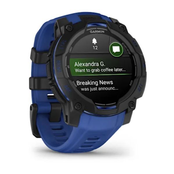 Garmin Instinct 3 - 45 mm AMOLED - Siyah Mavi görsel 3