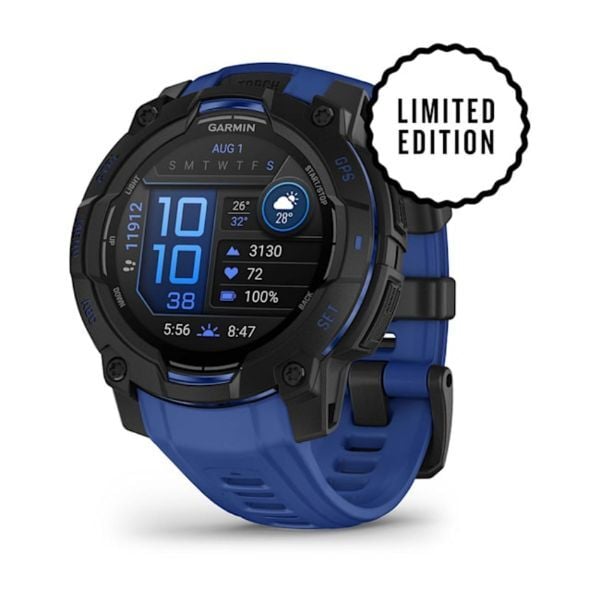 Garmin Instinct 3 - 45 mm AMOLED - Siyah Mavi