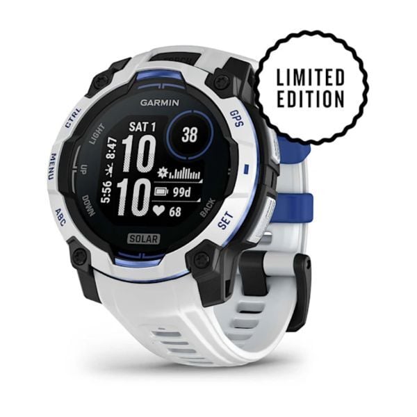 Garmin Instinct 3 – 45 mm Solar - Beyaz Mavi