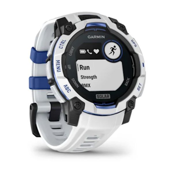 Garmin Instinct 3 – 45 mm Solar - Beyaz Mavi görsel 3