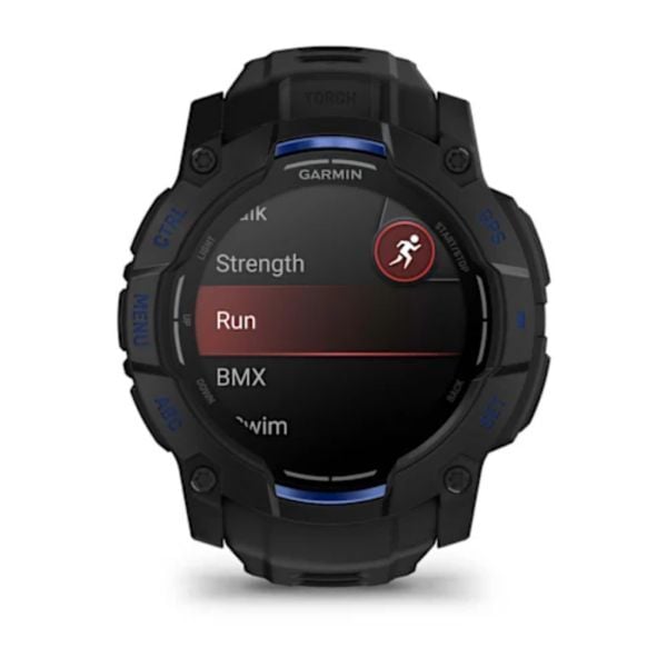Garmin Instinct 3 - 50 mm AMOLED - Siyah Mavi görsel 2