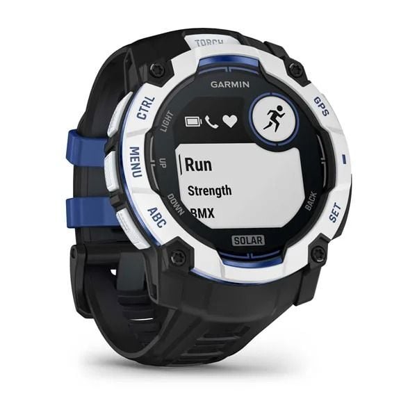 Garmin Instinct 3 – 50 mm Solar - Siyah Beyaz görsel 3