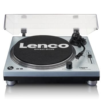 L-3809ME Turntable - Direct Drive, USB Metalik Mavi Pikap