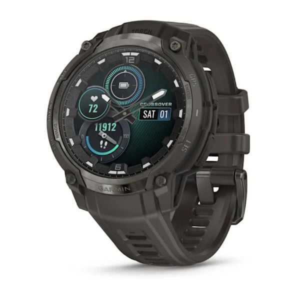 Garmin Instinct Crossover AMOLED - Kömür Siyahı