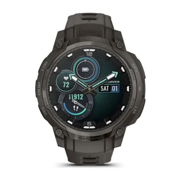 Garmin Instinct Crossover AMOLED - Kömür Siyahı görsel 2
