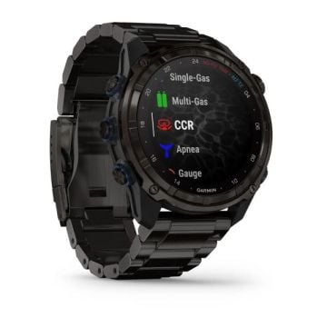 Garmin Descent Mk3i – 51 mm - Karbon Gri DLC Titanyum, DLC Titanyum Kayışlı