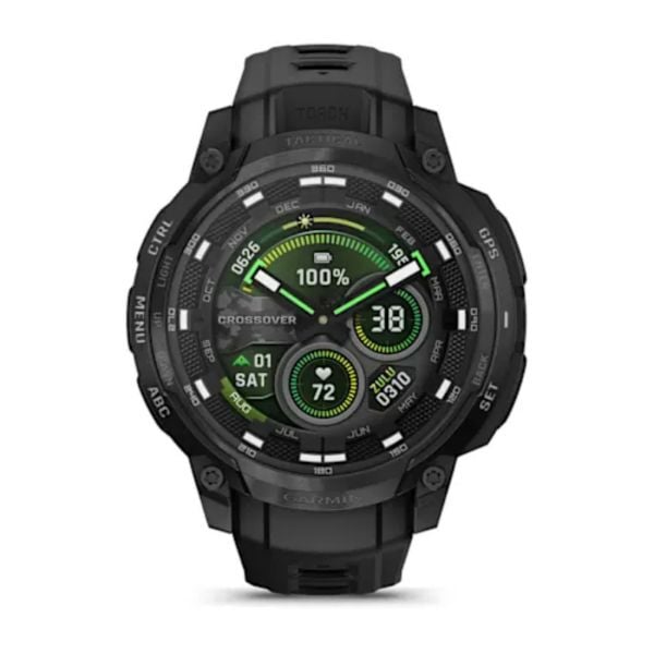 Garmin Instinct Crossover AMOLED - Tactical Edition - Siyah görsel 2