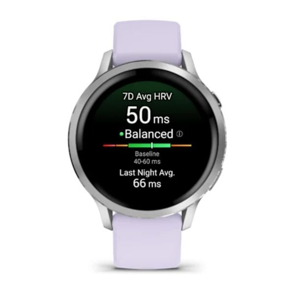 Garmin Venu 4 41 mm Lavanta Mavisi Silikon Kayışlı görsel 2