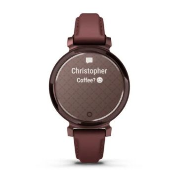 Garmin Lily 2  - Koyu Bronz,  Deri Kayışlı